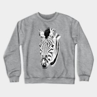 Drawing conversion of a Zebra Crewneck Sweatshirt